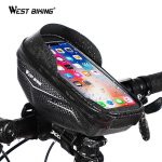 All weather bike travel WEST BIKING Waterproof Touch Screen Top Tube Bicycle Bag WBK0707241 at Velonos Kenya