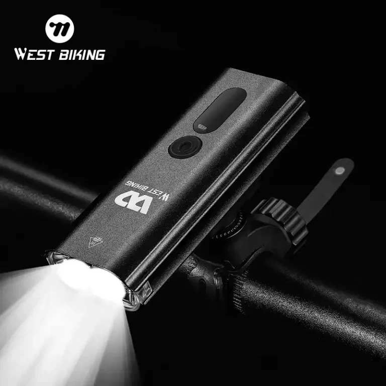 WEST BIKING 1200 Lumen Rechargeable Bike Headlight Waterproof Cycling Front Light
