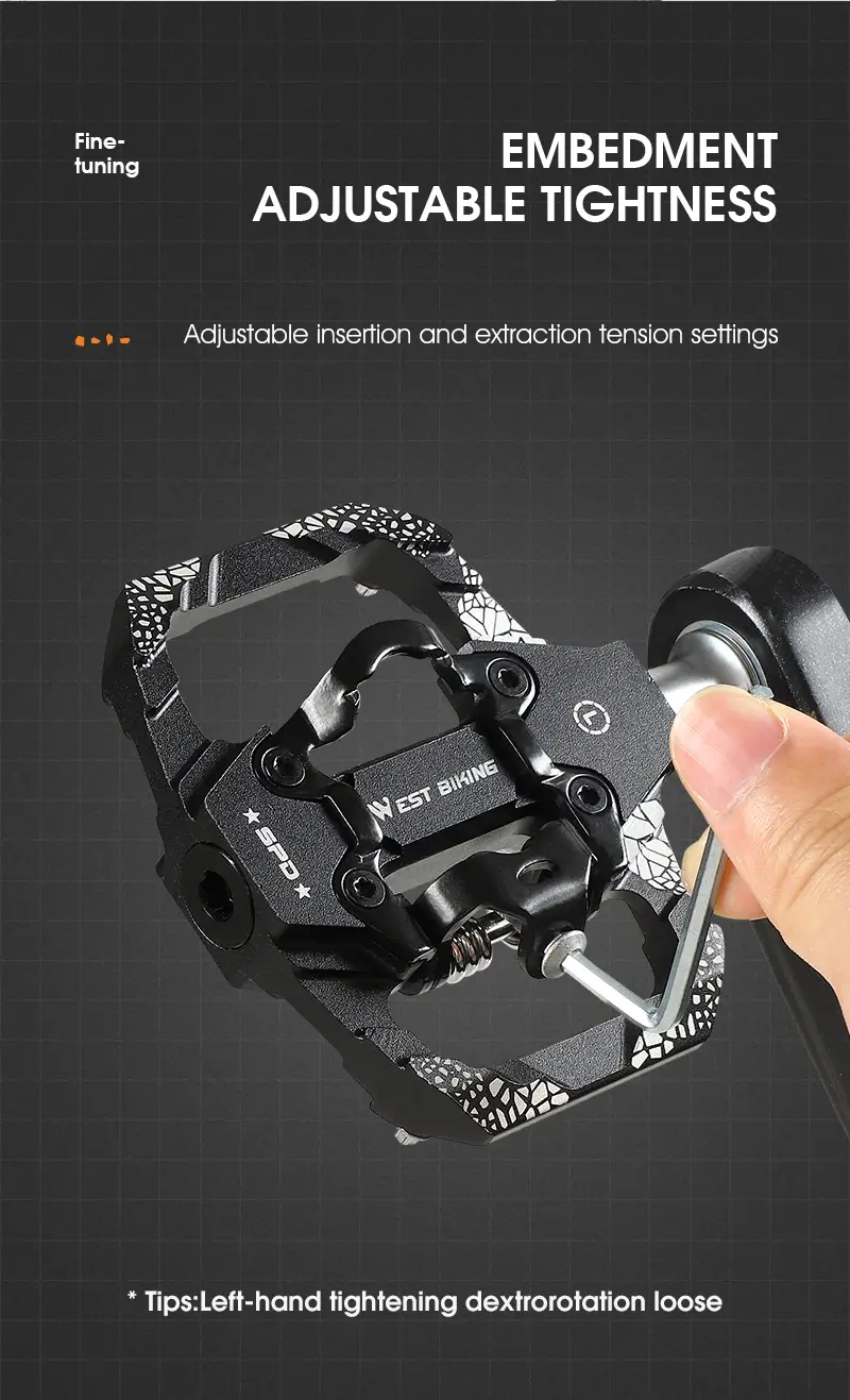 Adjust Cleat Tightness West Biking Dual SPD Self-Locking & Flat Bike Pedals Bike Store Kenya