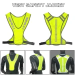 Kenya Bike Reflective Vest Safe Jacket for Cycling