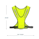 One size fits all Reflective Vest Safe Jacket for Cycling