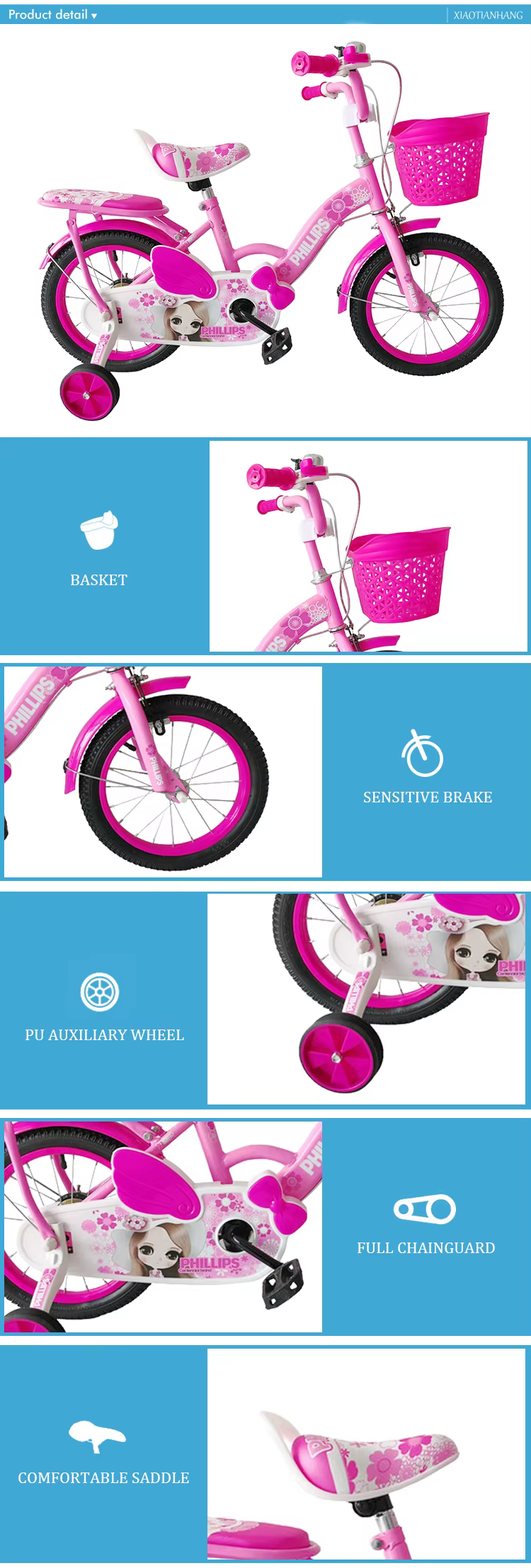 Details of Phillips Colour Kids Bike for Girls at Bike Centre Kenya