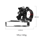 Dimensions of WAKE 7-8-9-10 Speed Front Front Bike Derailleurs.webp