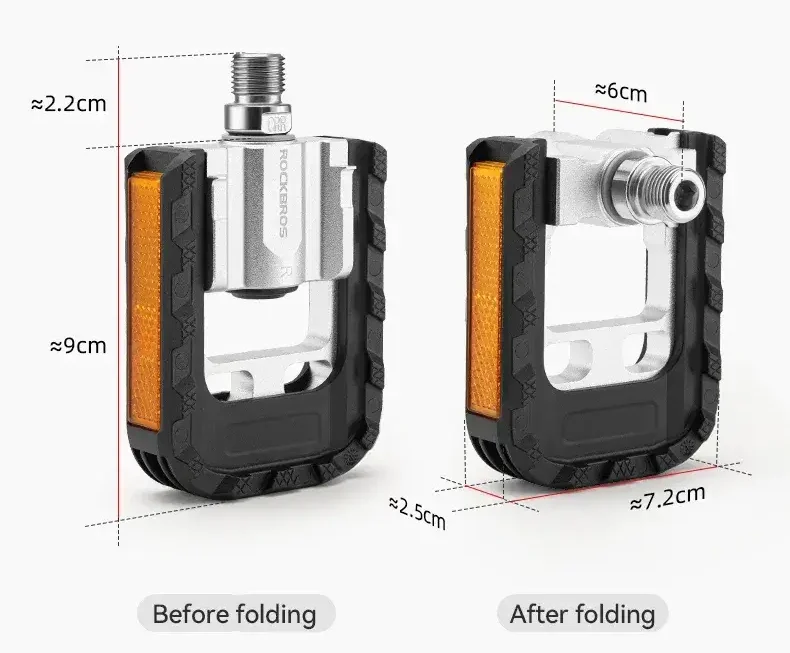 ROCKBROS Folding Bike Pedal with Reflective Strips in Kenya