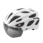 White ROCKBROS MTBBike Cycling Helmet with Polarized Goggle in Kenya