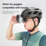 ROCKBROS MT Bike Cycling Helmet with Polarized Goggle in Kenya