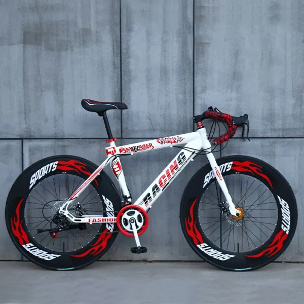 Red MTBGOO 700c Road Racing Bike