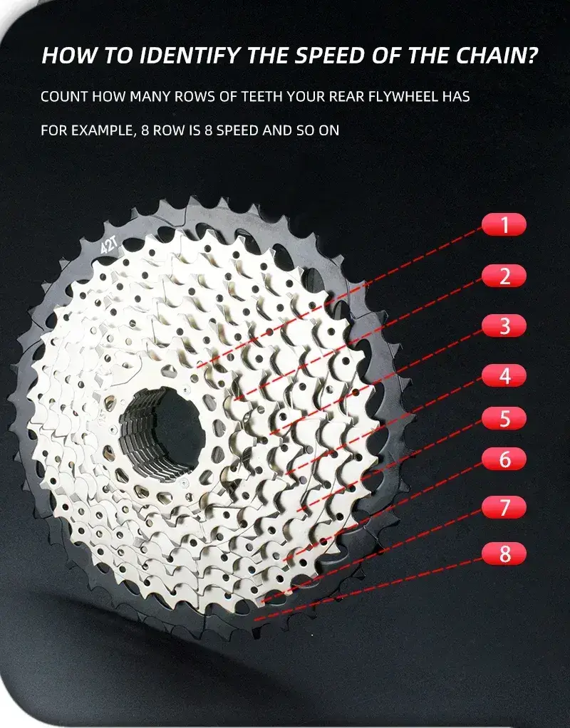 WAKE 6 7 8 speed 116 link mountain bikes Chain in Kenya