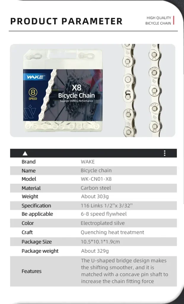 WAKE 6 7 8 speed 116 link mountain bikes Chain in Kenya