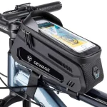 GEWAGE Waterproof Bike Frame Bag with Touchscreen Phone Case