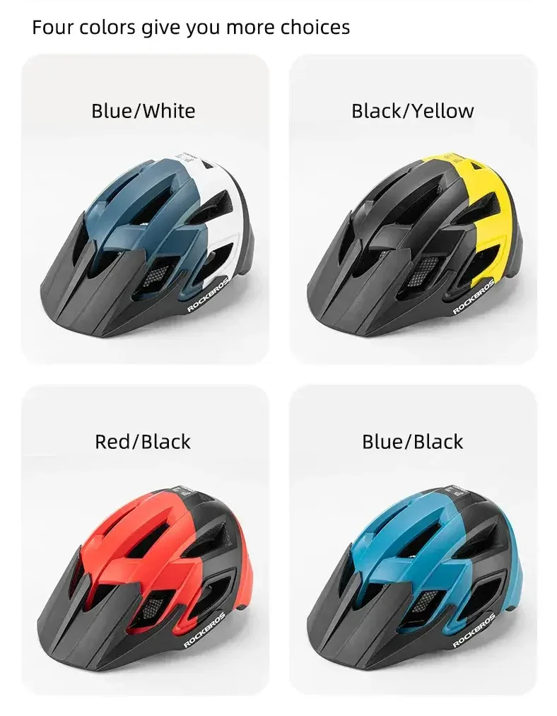 ROCKBROS Detachable Mountain Bike Cycling Helmet
