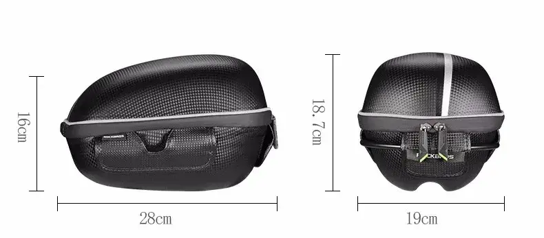 ROCKBROS MTB & Road Bike Rear Trunk Bag with Waterproof Hard EVA Design