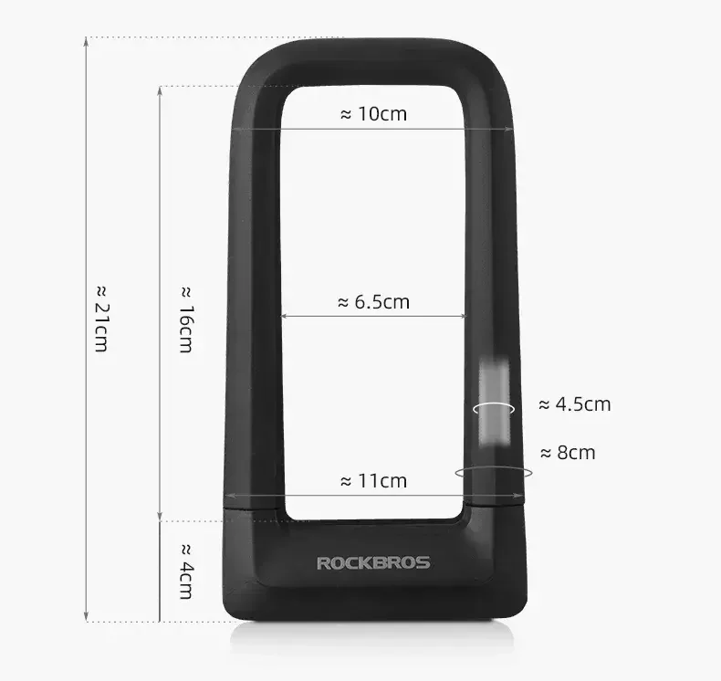 ROCKBROS Silico Sleeve Bike U Lock at Bike Center Kenya