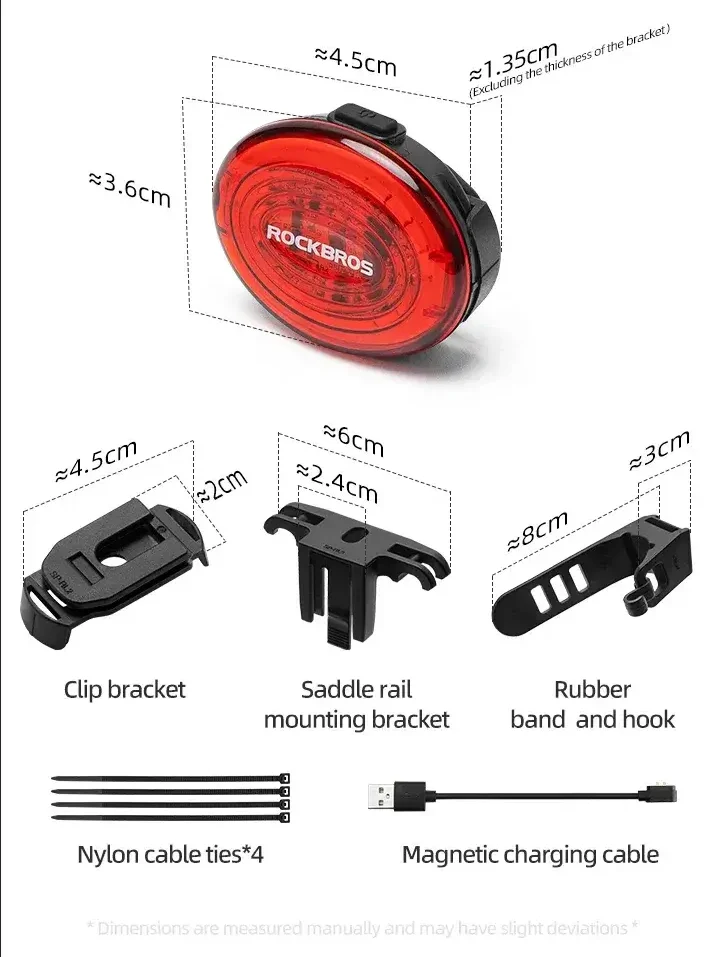 ROCKBROS Smart Rechargeable Bike Tail Light in Kenya