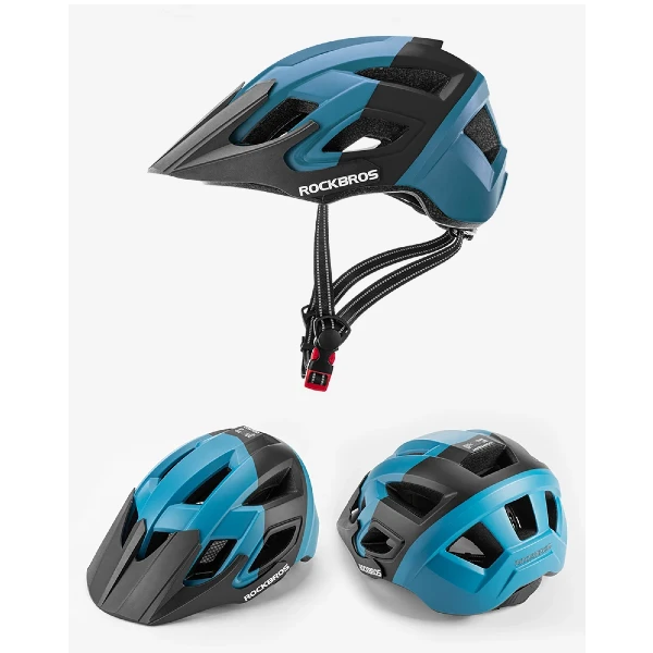 ROCKBROS TS-39 MTB Cycling Helmet with Detachable Hood at Bike Shop Kenya