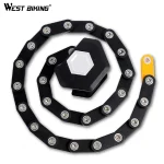 Very Strong WEST BIKING Portable Folding Bicycle Lock