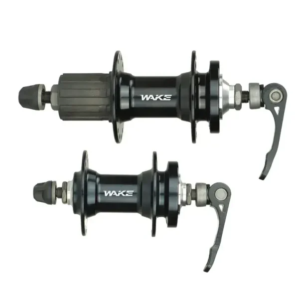 WAKE 32-Hole Quick Release Hub for 6-Bolt Disc Brake MTB & Road Bikes
