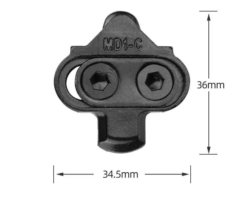 WAKE Replacement Bike Cleats – Compatible with MTB SPD Pedals for Men & Women