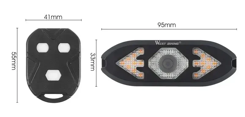 WEST BIKING Remote Control Cycling Taillight Turn Signal in Kenya