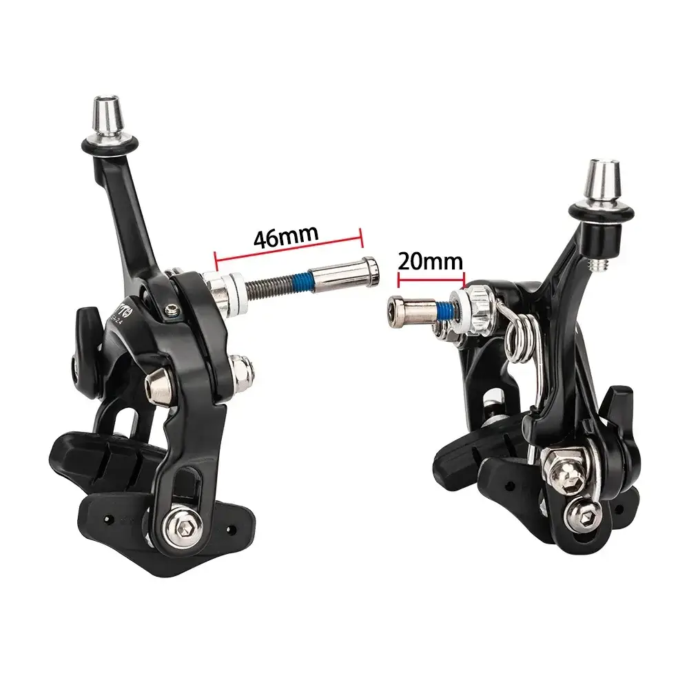 ZTTO Side Pull Rim Brakes for Road Bikes Front & Rear Calipers with Pads for 700C (25c-35c)