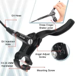About BUCKLOS Bicycle Hydraulic Disc Brake Kit, Levers, Cables, Pads for 160mm Rotor