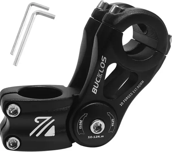 BUCKLOS 31.8mm Forged Aluminum Adjustable Bike Stem