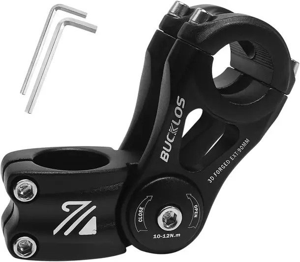 BUCKLOS 31.8mm Forged Aluminum Adjustable Bike Stem