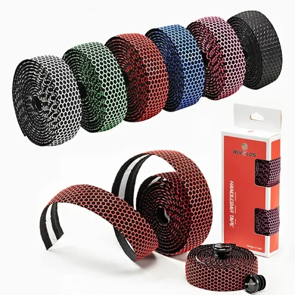 BUCKLOS Bicycle Handlebar Tape, Soft Silicone Grip