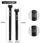 Size of BUCKLOS T800 Carbon Fiber Bicycle Seat Post