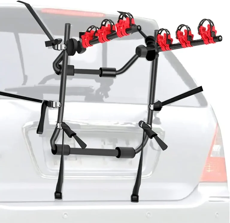 Universal Boot Mounted Car Rack 3 Bike Carrier