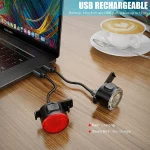 Usb Charging BUCKLOS Universal Mount Front & Rear Bicycle Light Set, LED, USB Rechargeable Bicycle Store Nairobi