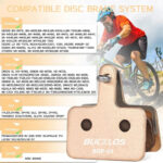 Compartible brake parts BUCKLOS BRP-01 Disc Brake Pads for MTB & Hybrid Bikes