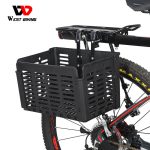 Rear installation WEST BIKING Rear & Front Bicycle Luggage Basket Bicycle Garage Kenya