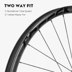 Tubeless Rim TOSEEK 29er Carbon Fiber MTB Bicycle WheelSet