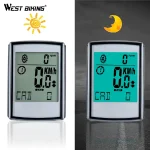 Night Mode LED WEST Biking 3-in-1 Heart Rate Cadence Speed Sensor