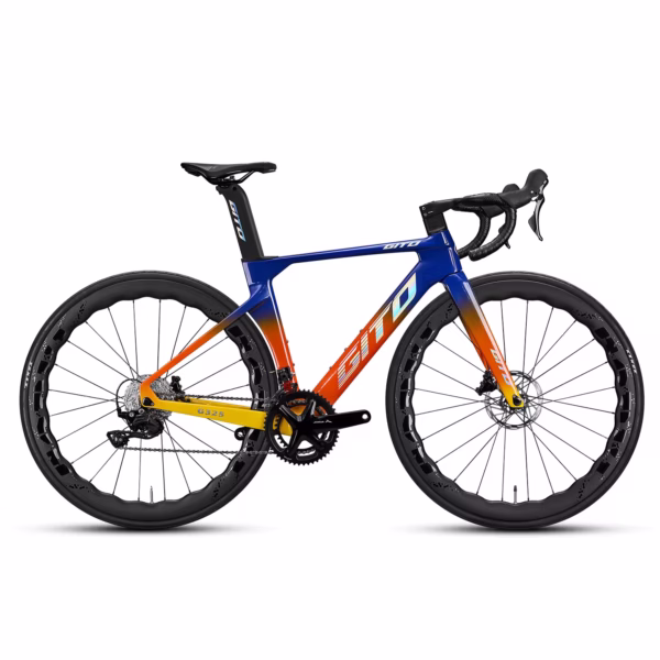 GITO G325 Wave Profile Carbon Wheelset Road Bike