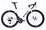 White SAVA A7L Carbon Fiber Road Bike