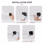 Installation Steps for RIDERACE Road Bike Bell for Curved Handlebars